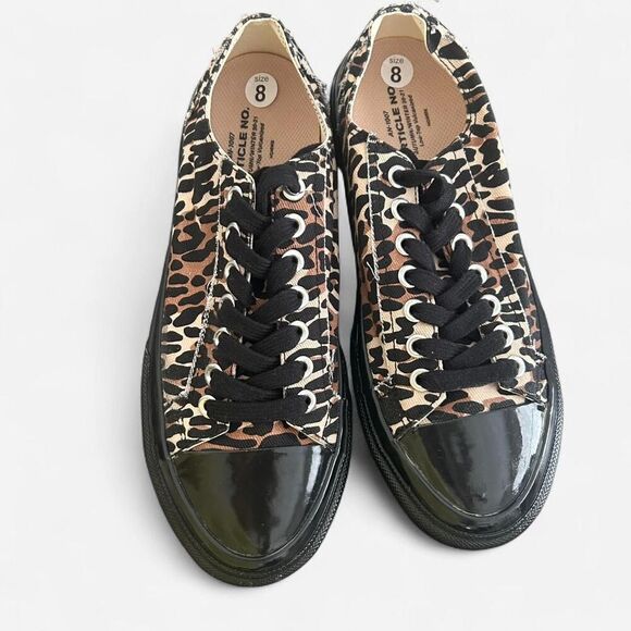 Article No KITH Lo-Cut Leopard Print Vulcanized Sneakers – Men’s 8 Streetwear - Picture 2 of 8